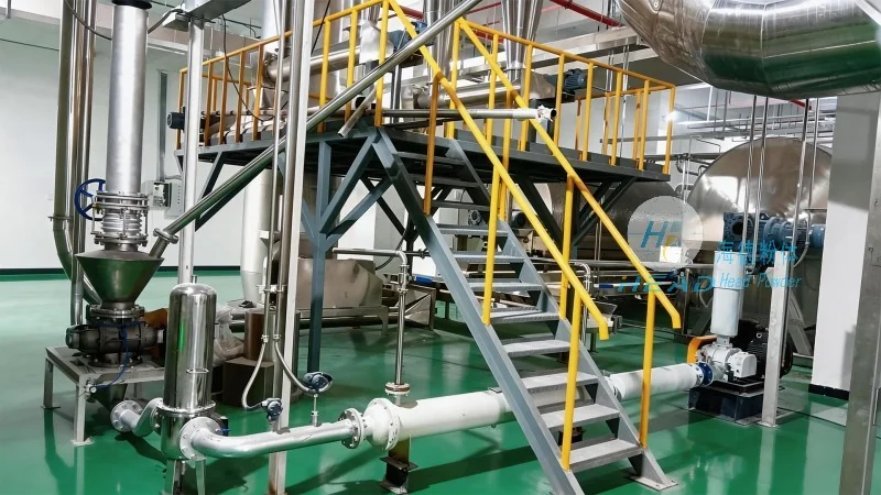 دبی، امارات متحده عربی: پروژه انتقال پودر نمک غیرآلی با فشار مثبت با باد